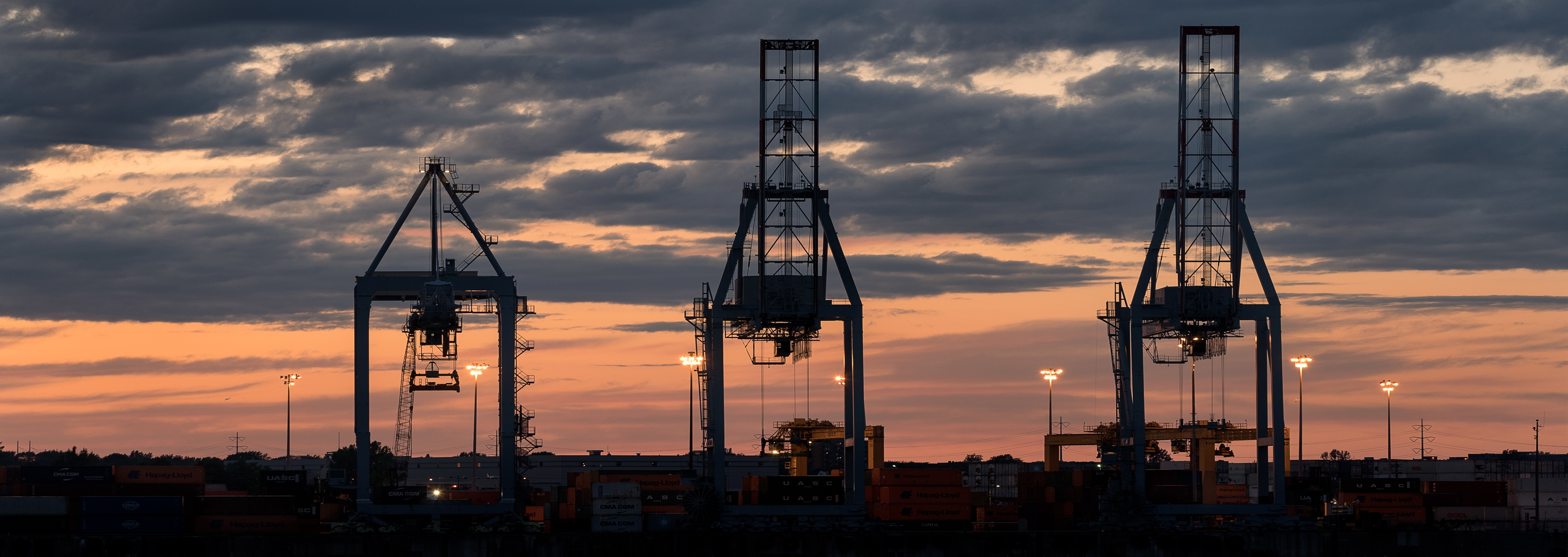 World Map showing 5 locations: Canada, Côte d'Ivoire, Egypt, Gabon and Equatorial Guinea